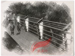 83EAC76E-FDAE-413F-976E-3806EF870016-300x225 桥梁灯光护栏设计手绘草稿公开（三角立柱）