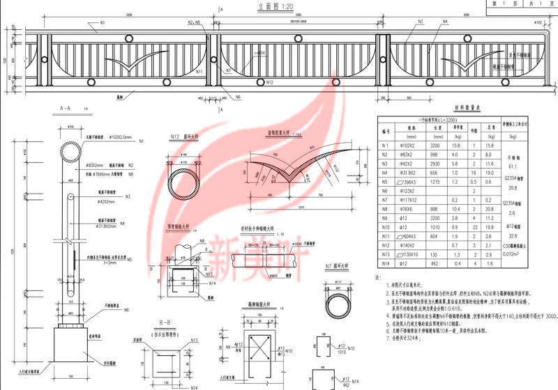 0190619212230 特色景观河道栏杆设计详细规格图（展示版本）