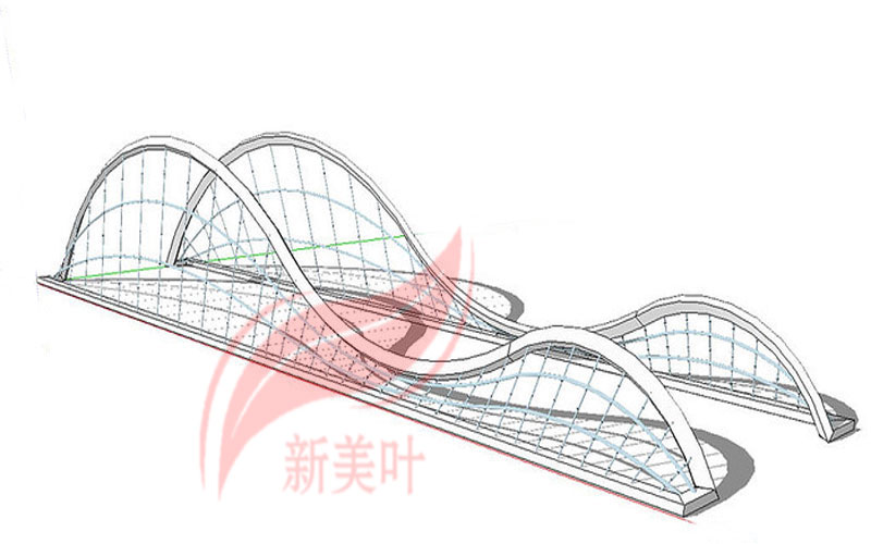 8-1 新美叶公司特色景观桥梁装饰护栏设计模型展示（部分）