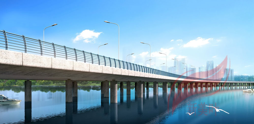 A 新美叶公司2019年上半年桥梁装饰工程方案设计效果图公示（部分）