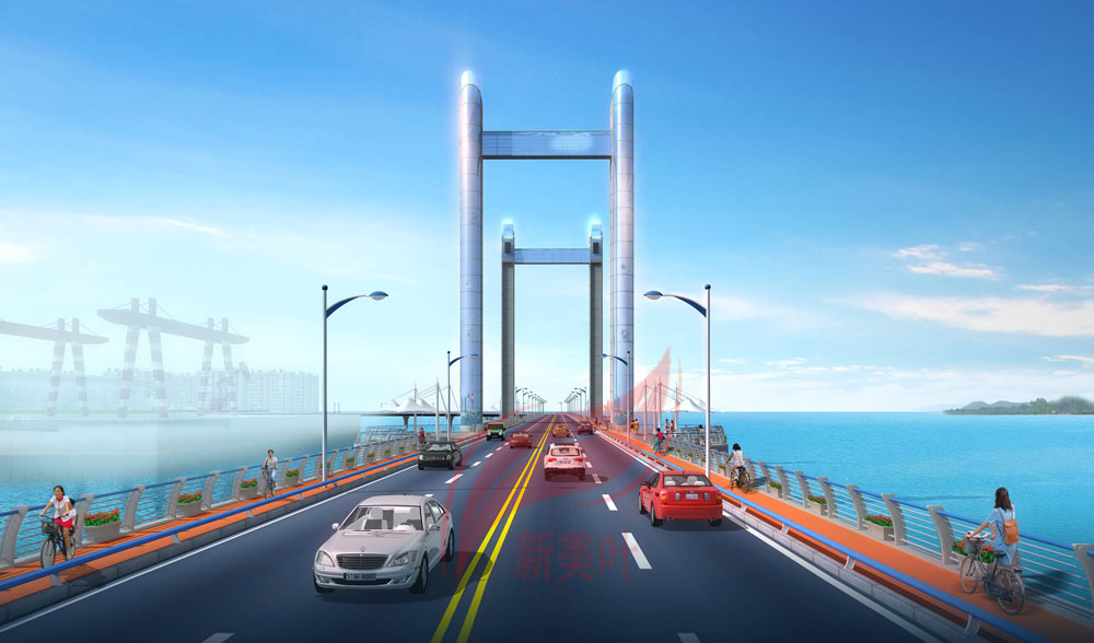 B 新美叶公司2019年上半年桥梁装饰工程方案设计效果图公示（部分）