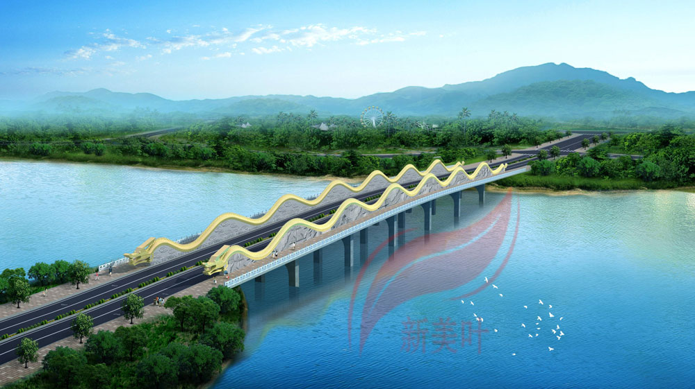 G 新美叶公司2019年上半年桥梁装饰工程方案设计效果图公示（部分）
