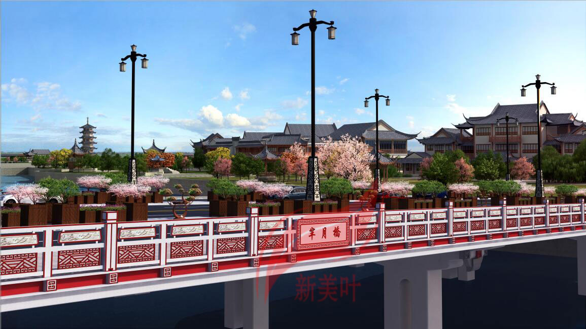 20190919173055 湖北荆州芈月桥桥梁设计效果图公示