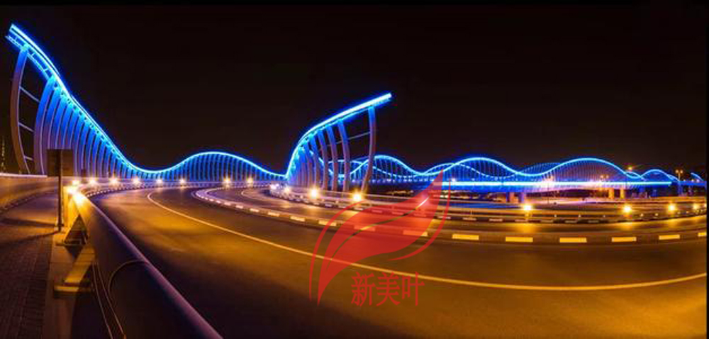 9 2022年新美叶公司 桥梁装饰、网红桥、公园栈道护栏、栈道护栏